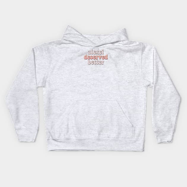 “alexei deserved better” Kids Hoodie by sunkissed